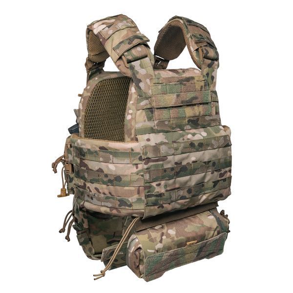 Модульный набор плитоноски E-TAC "Assault Kit": Плакард, напашник 2 и аптечка M в бока 2 кл Assault_Kit4-M+2_2 фото
