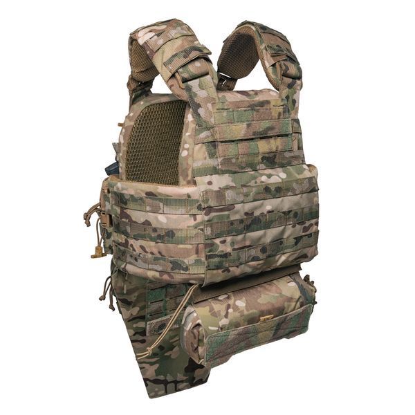 Модульний набір плитоноски E-TAC "Assault Kit": Плакард + Розширений захист паху, L + 1 клас в бока 2 кл Assault_Kit-L+1_2 фото
