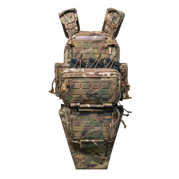 Штурмовий бронежилет E-tac (плакард, напашник, фартух, захист попереку) (Без балістики, Розмір M) Assault_Kit7-M-bez_blp фото