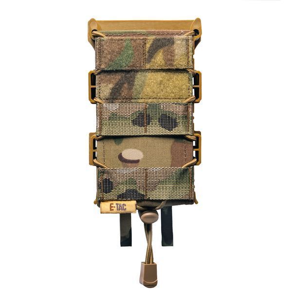 Подвійний підсумок під магазин з велкро без клапана (E-tac, Cordura 1000D, Multicam) mag2v фото
