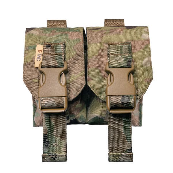 Двойной подсумок под гранаты от E-TAC (Multicam)  gr2 фото