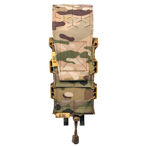 Подвійний підсумок під магазин з клапаном (E-tac, Cordura 1000D, Multicam) mag2k фото