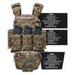 Модульный набор плитоноски E-TAC "Assault Kit": Подсумки под магазин 3 шт, напашник и аптечка М в бока 2 кл Assault_Kit2-М+0_2 фото