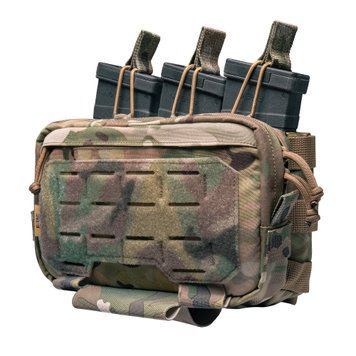 Адмін-підсумок під 3 магазини AK або AR із зажимами під магазини (Multiсam) plack1_mul фото