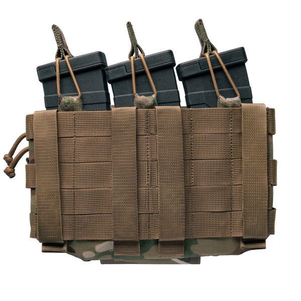 Адмін-підсумок під 3 магазини AK або AR із зажимами під магазини (Multiсam) plack1_mul фото