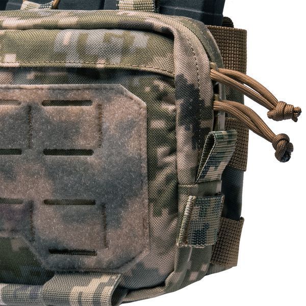 Адмін-підсумок під 3 магазини AK або AR із зажимами під магазини (Піксель) plack1_pic фото