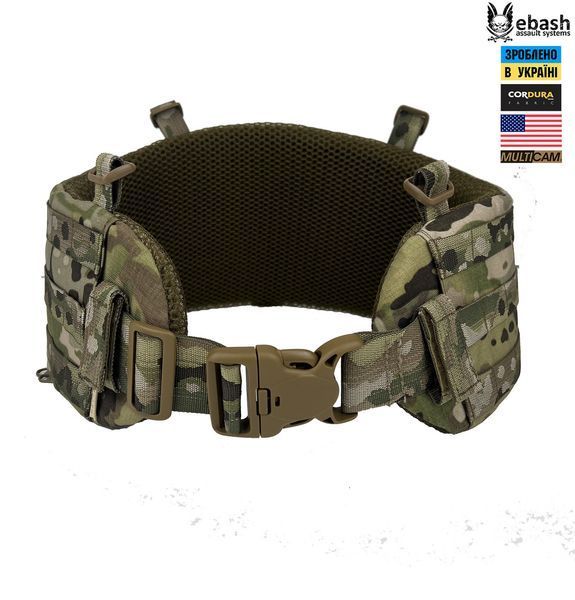 Тактический разгрузочный пояс Cordura 1000D, E-tac War Belt Armor, L (93-123 см), Відсутній, Присутні RPS_L_lam фото