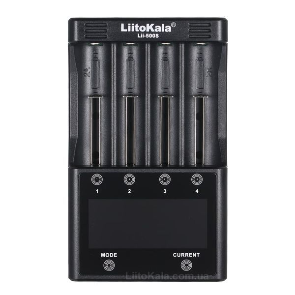 LiitoKala Lii-500S интеллектуальное зарядное устройство для АА, ААА, 18650, 26650, 21700 Li-ion, Ni-MH, Ni-Cd 2745941422 фото