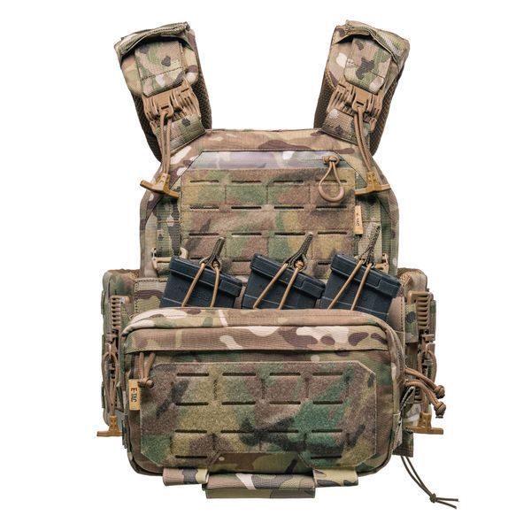 Плитоноска "E-tac Corsar Gen 3 Pro" + плакард Assault_kit4 фото