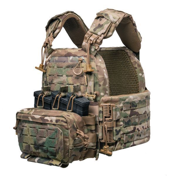 Плитоноска "E-tac Corsar Gen 3 Pro" + плакард Assault_kit4 фото