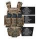 Модульний набір плитоноски E-TAC "Assault Kit": Підсумки під магазин 3 шт, напашник 1 та аптечка L в бока 2 кл Assault_Kit2-L+1_2 фото 1