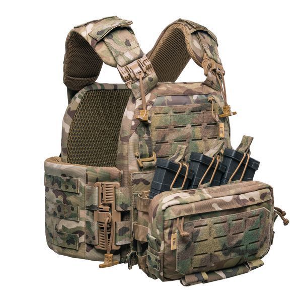 Плитоноска "E-tac Corsar Gen 3 Pro" + плакард Assault_kit4 фото