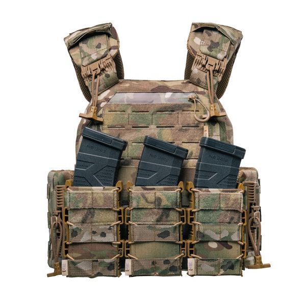 Плитоноска "E-tac Corsar Gen 3 Pro" + подсумки под магазин 3 шт Assault_kit5 фото