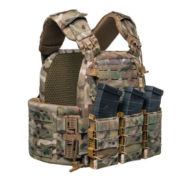 Плитоноска "E-tac Corsar Gen 3 Pro" + подсумки под магазин 3 шт Assault_kit5 фото