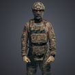 Модульный штурмовой комплект E-tac &laquo;Assault Kit&raquo; (Плитоноска + плакард + защита поясницы и паха + гидратор), М 1 кл