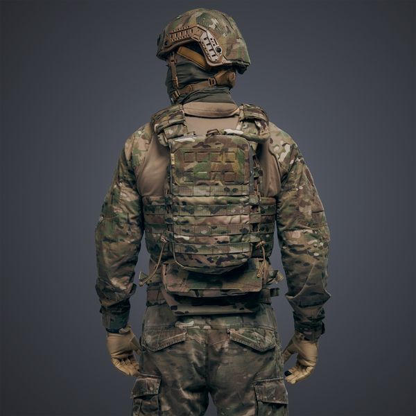Модульный штурмовой комплект E-tac &laquo;Assault Kit&raquo; (Плитоноска + плакард + защита поясницы и паха + гидратор), М 1 кл Assault_Kit6_М_1 фото