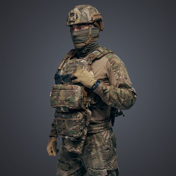 Модульный штурмовой комплект E-tac &laquo;Assault Kit&raquo; (Плитоноска + плакард + защита поясницы и паха + гидратор), М 1 кл Assault_Kit6_М_1 фото
