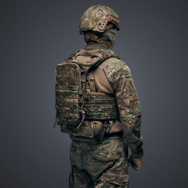 Модульный штурмовой комплект E-tac &laquo;Assault Kit&raquo; (Плитоноска + плакард + защита поясницы и паха + гидратор), М 1 кл Assault_Kit6_М_1 фото
